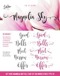 Free fonts for cricut & silhouette crafts, logos, graphic design. Magnolia Sky Font Dafont Com