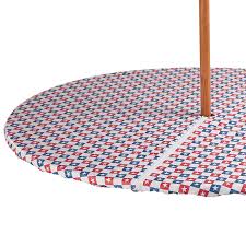 Outdoor patio table cover with umbrella hole zipper. American Stars Zippered Elasticized Umbrella Table Cover Walmart Com Walmart Com