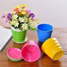 The head acts as a holder for soil, you can use it plant mini green plants, such as herbs, succulents or cacti. 1 Pc Colorful Small Plastic Flower Pots Gardening Square Small Pot Of Mini Plant Pot Garden Flowerpot Mini Plant Pots Plastic Flower Pots Flower Pot Garden
