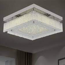 Ceiling lights & chandeliers └ lighting └ home, furniture & diy all categories antiques art baby books, comics & magazines business, office & industrial cameras & photography cars, motorcycles & vehicles clothes. Crystal Ceiling Lights Flush Mount Led Light Fixtures Ceiling Lamp Chandelier Lighting Fixture Colse To Ceiling Lights Ceiling Light Fixture Aluminum Pendant Lamp For Dining Room Bedroom 15inch Buy Online In Burkina
