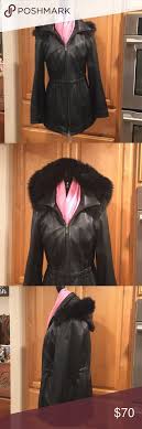Covington Black Leather Coat With Hood Leather Coat Black Leather Coat Black Leather