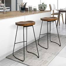Yaheetech 2er Set Barhocker Barstuhl Kuchenhocker Tresens Https Www Amazon De Dp B07jgm2l47 Ref Cm Sw R Pi Dp U X Barhocker Kuchen Rustikal Bistro Stuhle