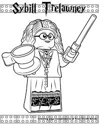 Dumbledore's army (also known as the d.a.) was a secret organisation initiated by harry potter, hermione granger, and ron weasley to teach their fellow hogwarts colleagues proper defence against the dark arts in 1995. Coloring Page Sybill Trelawney True North Bricks Harry Potter Coloring Pages Lego Coloring Pages Lego Coloring