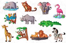 All images are provided in 300 dpi (png) which allow images to stay crisp even after resizing. Zoo Animals Clip Art Grafik Von Keepinitkawaiidesign Creative Fabrica