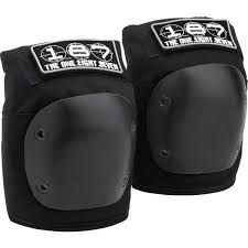 187 Killer Pads Fly Black Knee Pads Large