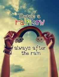 Http Www Quotepictures Net Wp Content Uploads Theres A Rainbow Always After The Rain Jpg Rainbow Quote Cute Happy Quotes Happy Quotes