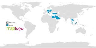 It is basically a political world map although it does not use the traditional political map colors. Countries I Ve Visited Austria Cambodia Cyprus Egypt Germany Hungary Israel Italy Jordan Lebanon Malaysia Poland Saudi Arabia Slovakia Thailand Turkey United Arab Emirates