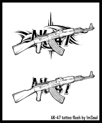 ak 47 back tattoo by 1msoul on deviantart ak 47 back tattoo by 1msoul on deviantart