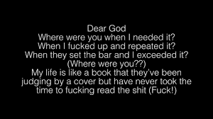 For example, he did a freestyle for future's mask off, and was able to do them in one take sometimes. Dax Dear God Lyrics Youtube