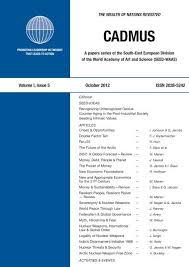 We warrant all of our products to be free from defects in material and workmanship and agree to remedy any such defects. Download Issue 5 Cadmus Journal