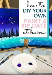 At Home Paint And Sip Ideas: 30 Free Printable Pages