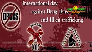 The international day against drug abuse and illicit trafficking, also known as 'world drug day', is celebrated annually on 26 june. International Day Against Drug Abuse Illicit Trafficking Observed Reporters Today