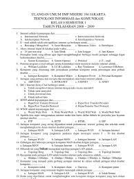 30 contoh soal dan kunci jawaban beserta pembahasan kelas 9. Soal Tik Kelas 9 Beserta Kunci Jawaban Jawabanku Id