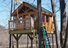 You'll want to build the frame based on the perimeter of the platform and your desired height of the roof. Tree House Techniques Extreme How To