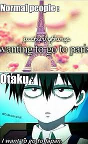 Normal People Vs Otakus Japanese For Being Obsessed With Something Commonly Manga Or Anime Immagini Divertenti Anime Divertente Cose Divertenti