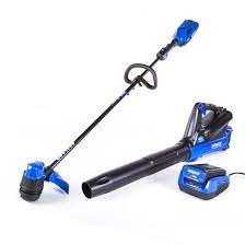 How do i ensure i'm safe while utilizing a weed eater? Kobalt Cordless String Trimmer And Blower Set With 40 V Max Battery Rona