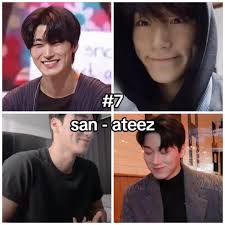 Korean Guys with Dimples Smile