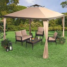 Decor Accessories Green Grass Design Ideas Combine With Patio Umbrellas Costco Plus Outdoor Furniture Gazebo Costco Patio Furniture Patio