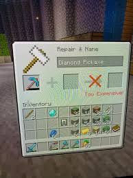 Other tips and tricks for finding diamonds · don't get too excited and quickly mine diamond ore. Can T Repair My God Pickaxe Any Tips R Minecraft