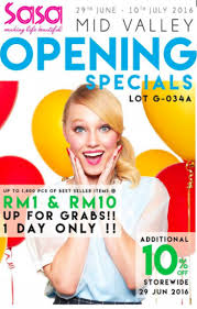 Two shopping malls located within mid valley city — the gardens mall (tgm) and mid valley megamall (mvm) — has said today it has ordered three outlets to close until further notice after one of. Sasa Mid Valley Rm1 And Rm10 Promotion In Malaysia Sasa Valley Promotion