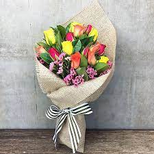 Maybe you would like to learn more about one of these? Mixed Rose Bouquet Fresh Greenery Flowers For Everyone