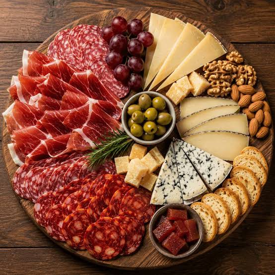 Tabla de queso y embutidos