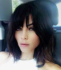 50 Best Bob Hairstyles With Bangs Bob Haircut And Hairstyle Ideas Bob Frisur Lange Bob Frisuren Bob Frisuren Mit Pony