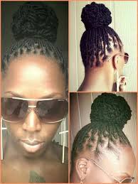 I M Normally Into The Messy Bun But This Bun Is Everything Locs Hairstyles Natural Hair Styles Dreadlock Styles