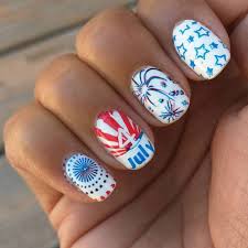 4th of july nail art. 45 Easy And Patriotic 4th Of July Nail Designs 2021 Guide