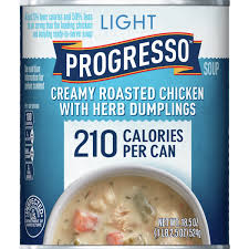 Lowering the cost of your weekly shop. Progresso Light Creamy Roasted Chicken With Herb Dumpling Soup 18 5 Oz Instacart