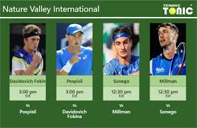 Sonego e giorgi in semifinale a eastbourne. Prediction Preview H2h Davidovich Fokina Pospisil Sonego And Millman To Play On Court 1 On Wednesday Nature Valley International Tennis Tonic News Predictions H2h Live Scores Stats