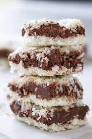 No Bake Chocolate Coconut Bars Recipe Chocolate Dessert Recipes Keto Dessert Recipes Coconut Recipes