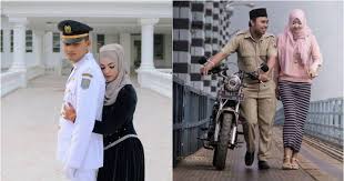 Padahal kehidupan tentara kan keras! 20 Inspirasi Foto Prewedding Kenakan Seragam Profesi Brilio Net Line Today