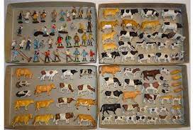 Herald And Britains Farm Animals And People A Near Complete Double Set Of All Versions Including Zoo Toys Zoo Animals Farm Toys