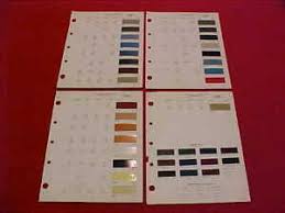 Details About 1969 Charger Coronet Cuda Dodge Plymouth Color Paint Chips Chart Brochure 69