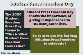 Student press freedom day 2021 is almost here! Student Press Freedom Day Promoting Value Of Uncensored Journalism Coppell Student Media