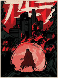 Akira Red Variant By Matt Griffin Akira Anime Akira Poster Akira Manga
