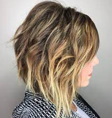 Choppy Angled Lob Choppy Bob Hairstyles Messy Bob Hairstyles Bob Hairstyles