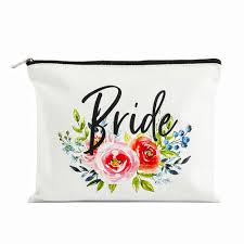 It's the (part 1) of the wedding gifts for bride. Bridal Shower Gifts Bachelorette Gifts Bachelorette Party Favors Wedding Gifts Engagement Gifts Bride Gifts Bride Makeup Bag Miss To Mrs Bride To Be Gifts Cosmetic Bag Blue Pink Buy Online In Dominica At