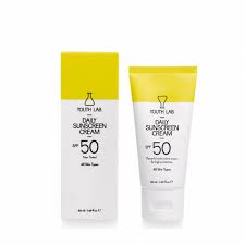 Sunscreen, also known as sunblock or suntan lotion, is a lotion, spray, gel, foam (such as an expanded foam lotion or whipped lotion). Youth Lab Daily Sunscreen Cream Spf50 Non Tinted 50ml