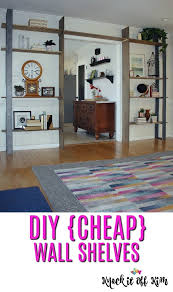 These simple storage shelves were very easy to attach. Diy Shelves Wall Mounted Shelves Built In Bookcases Shelving