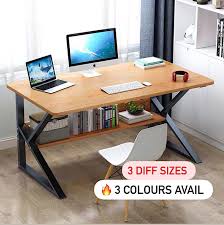 Galant desks, ivar shelving, two plastic shelf brackets and some boxes. Free Courier Study Table Computer Desk With Shelf Ikea Desktop Laptop Black White Wooden Nordic