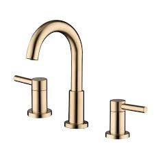 Get free shipping on qualified gold bathroom faucets or buy online pick up in store today in the bath department. Jacuzzi Duncan Brushed Bronze 2 Handle 8 In Widespread Watersense Bathroom Sink Faucet With Drain Lowes Com In 2021 Bathroom Sink Vanity Sink Faucets Water Sense