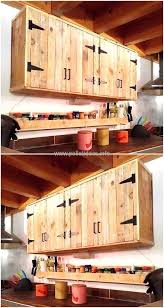 Wood Pallets Made Kitchen Cabinet Crafting Ideas Rustic Kitchen Cabinets Kitchen Cabinets Decor Diy Kitchen