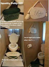 Diy Squatty Potty I Didn T Have Room For Another Piece Of Furniture Equipment In My Small Space So I Came Up Wi Squatty Potty New Home Essentials Diy Plans