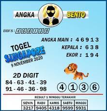Prediksi Togel Singapore 9 November Tahun 2020 Di 2020 Bento 12 Agustus Minggu Terakhir