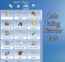 For some reason, those packs don't work for me. Dale Eating Disorders Pack By Dalerune From Mod The Sims Sims 4 Downloads