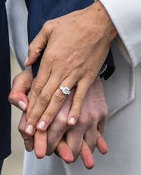 Marion explained that markle's wedding band is a delicate, thin, yellow gold band — made from the family's welsh gold collection — to match her. Copy Meghan Markle S Engagement Ring From As Little As 22 50 On The High Street Mirror Online