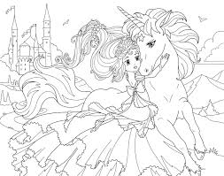 Kleurplaten eenhoorn wist je dat eenhoorns alleen in sprookjes voorkomen? Kleurplaat Unicorn Met Prinses