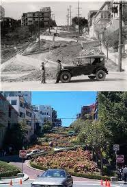 Lombard Street Under Construction In 1922 The Design Was Created By A Local Property Owner Carl Henry San Francisco Photos California History Road Trip Places